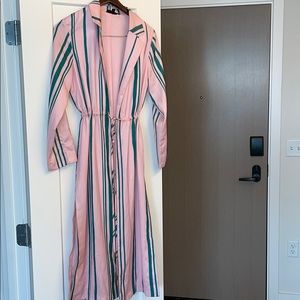 Pink and Green Sweater